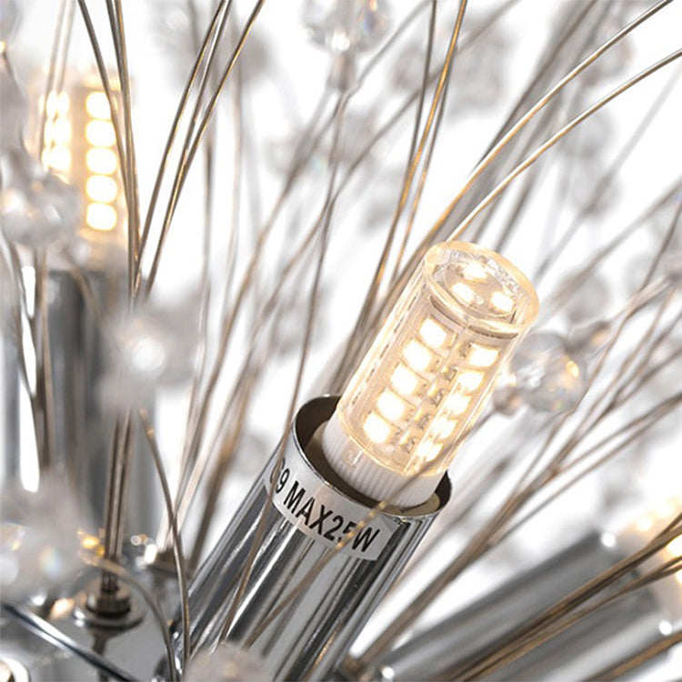 Nowoczesny luksusowy żyrandol kryształowy Dandelion