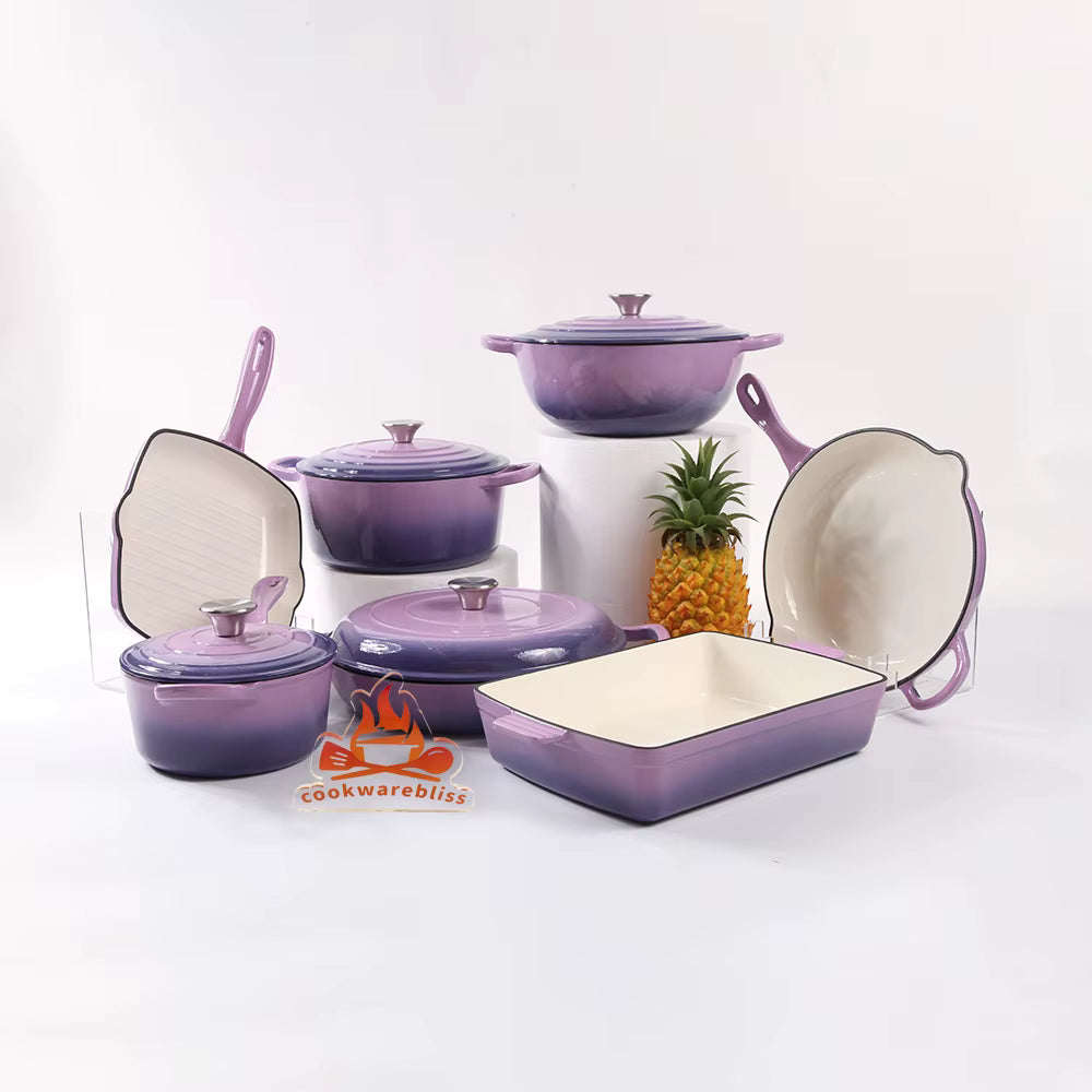 Ekskluzywny zestaw naczyń kuchennych z żeliwa – funkcjonalność i styl klasy premium